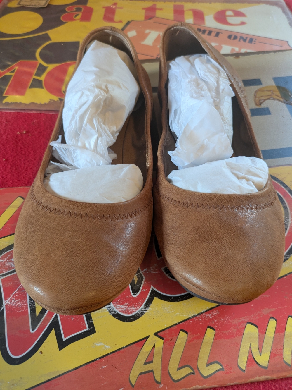 Lucky Brand Brown Women's Ballet Flats - Classic Slip-On Comfort